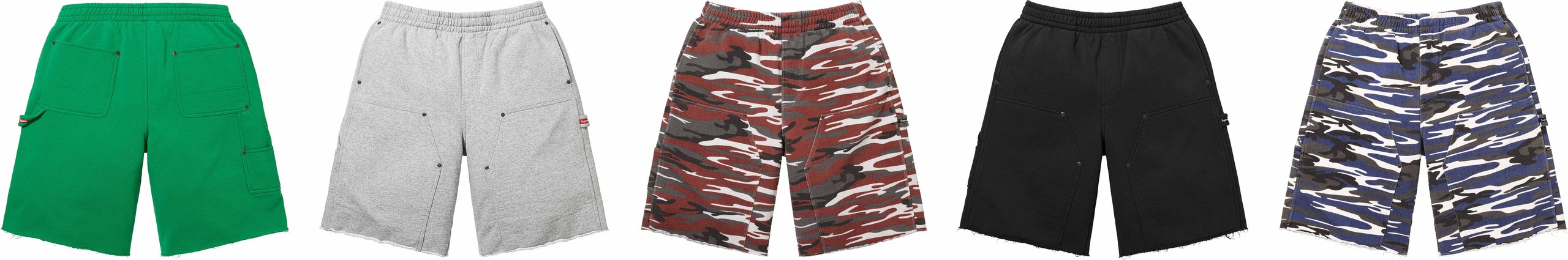 Double Knee Painter Sweatshort